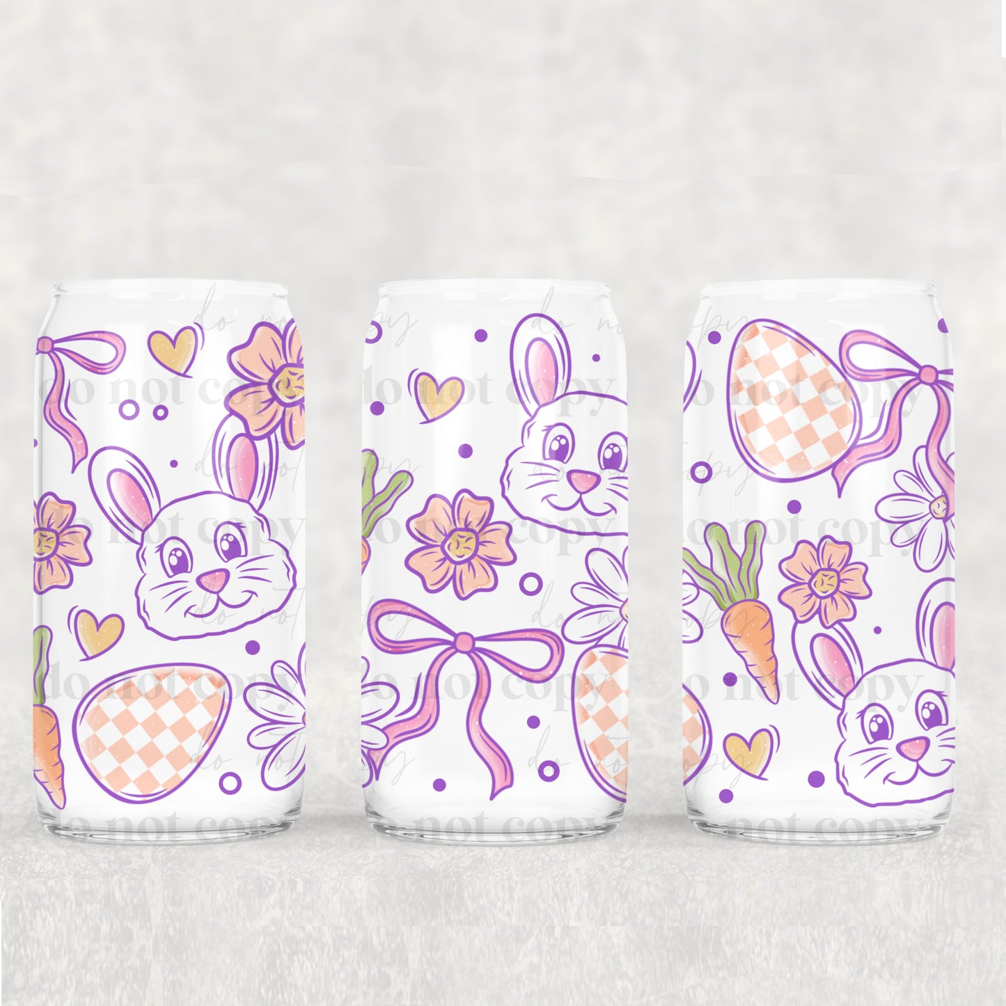 Pastel Bunny***UV DTF Wrap