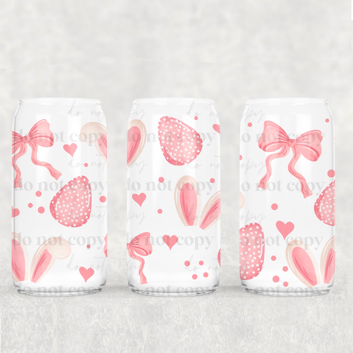 Pink Easter***UV DTF Wrap