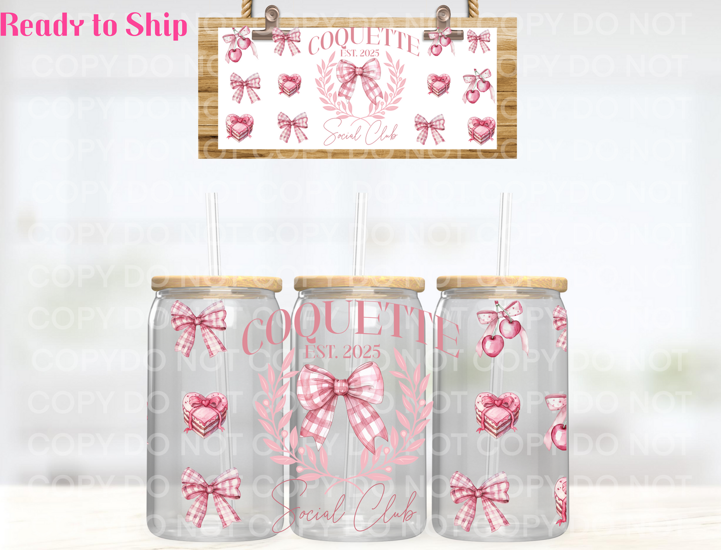 Valentines Coquette (Exclusive)***UV DTF Wrap