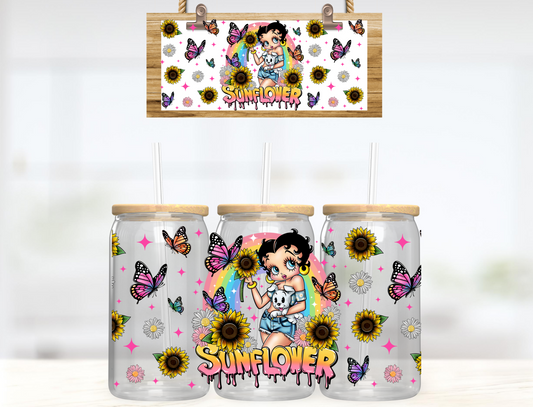 sunflower betty**UV DTF Wrap