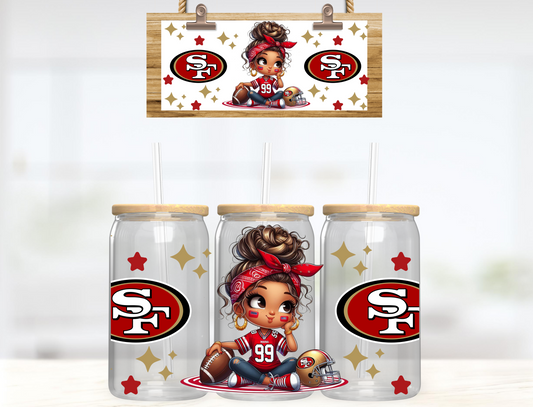 niners 2 cutie**UV DTF Wrap