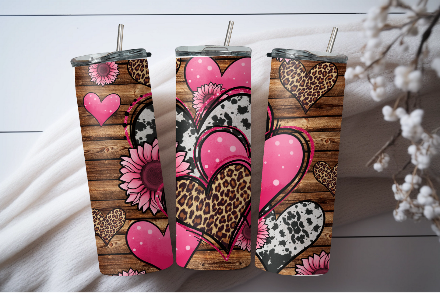 Heart Print**Sublimation Transfers