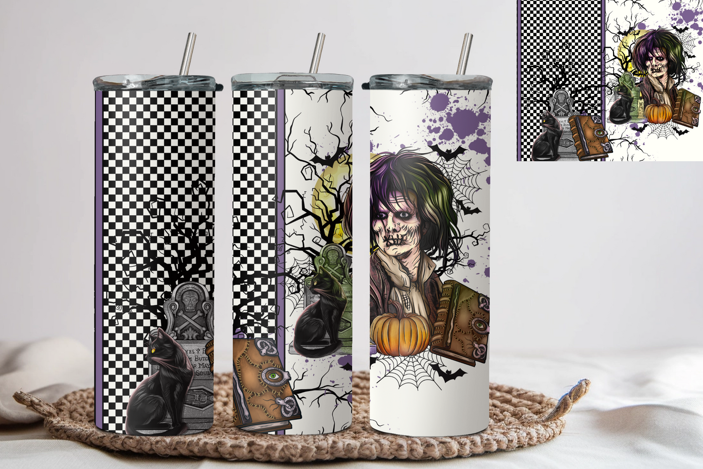 Halloween Book***20oz Tumbler