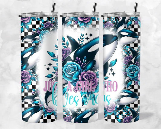 Floral Ocra***20oz Tumbler