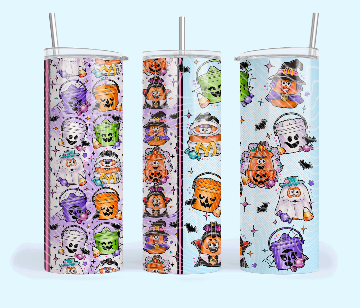 M Halloween Bucket**Sublimation Transfers