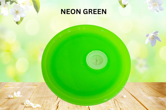 Neon green plastic Lids