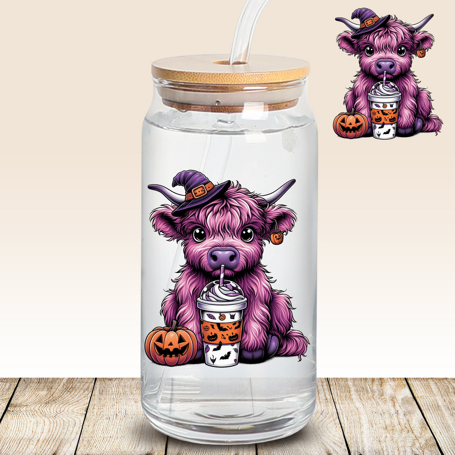 Halloween Cow***UV decal