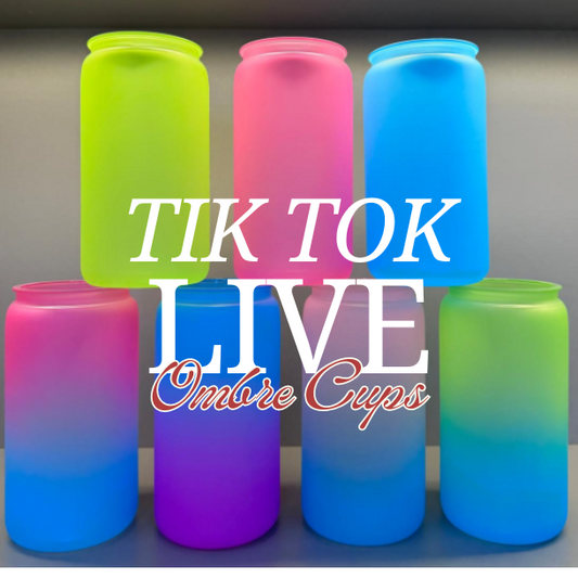 LIVE ONLY**Ombre Acrylic  16OZ CUP