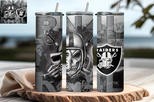 Raiders unmasked***20oz Tumbler